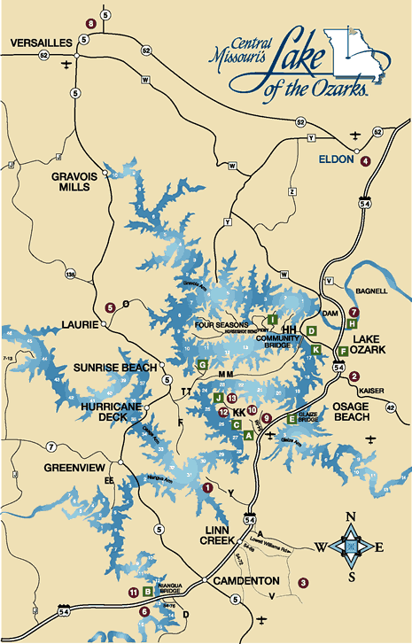 Map of Courses